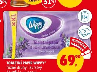 TOALETNÍ PAPÍR WIPPY 16 rolí