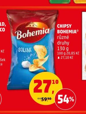 CHIPSY BOHEMIA různé druhy
