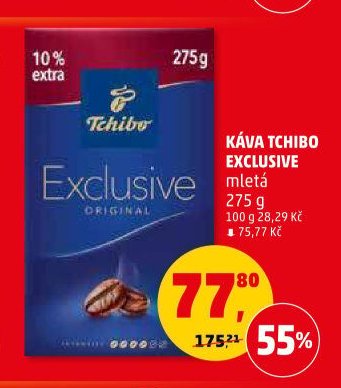 KÁVA TCHIBO EXCLUSIVE mletá