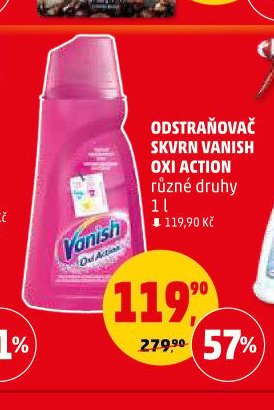 ODSTRAŇOVAČ SKVRN VANISH OXI ACTION