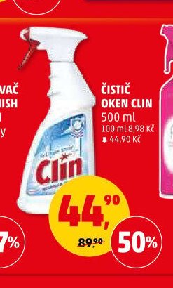 ČISTIČ OKEN CLIN