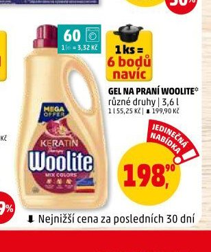 Gel na praní Woolite 3,6 l