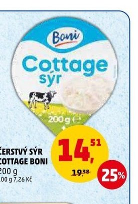 ČERSTVÝ SÝR COTTAGE BONI