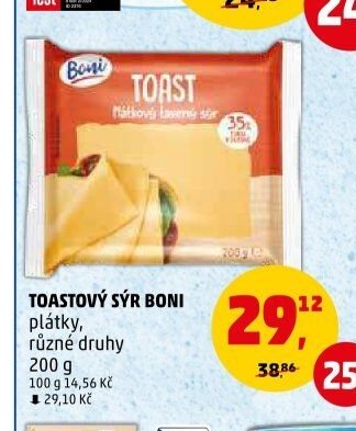 TOASTOVÝ SÝR BONI