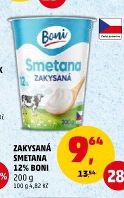 ZAKYSANÁ SMETANA 12% BONI