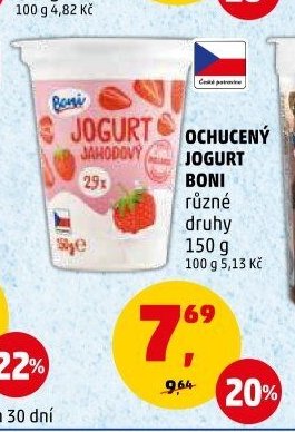 OCHUCENÝ JOGURT BONI