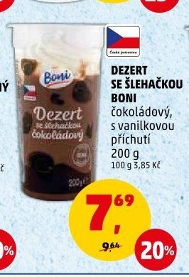 DEZERT SE ŠLEHAČKOU BONI