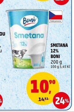 SMETANA 12% BONI