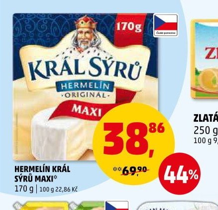 Hermelín Král sýrů Maxi
