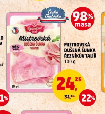 MISTROVSKÁ DUŠENÁ ŠUNKA ŘEZNÍKŮV TALÍŘ