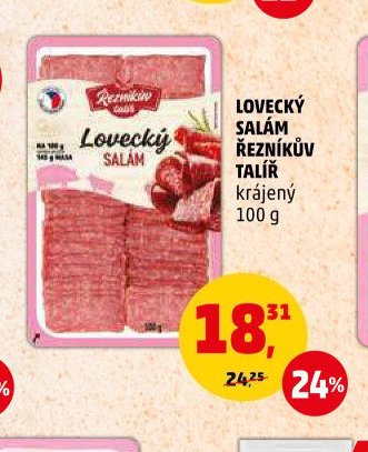 LOVECKÝ SALÁM ŘEZNÍKŮV TALÍŘ