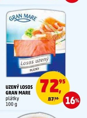 Uzený losos Gran Mare plátky