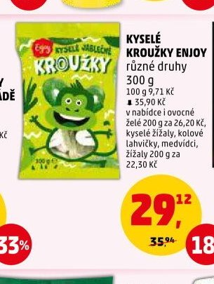 Kyselé kroužky Enjoy