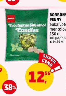 Bonbony Penny eukalyptovo-mentolové