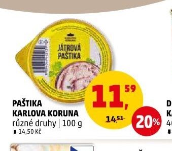 PAŠTIKA KARLOVA KORUNA