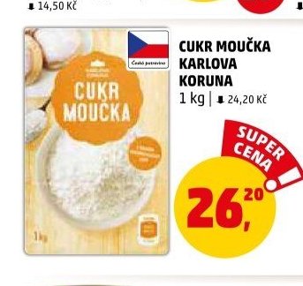 CUKR MOUČKA KARLOVA KORUNA