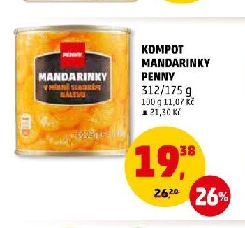 KOMPOT MANDARINKY PENNY