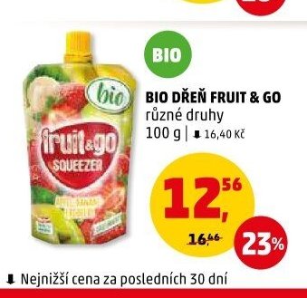 BIO DŘEŇ FRUIT & GO