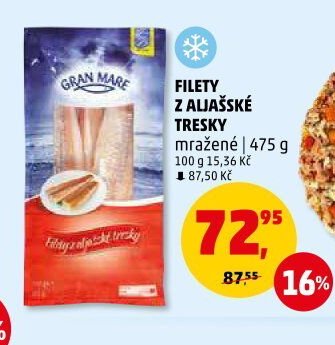 FILETY Z ALJAŠSKÉ TRESKY
