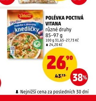 POLÉVKA POCTIVÁ VITANA