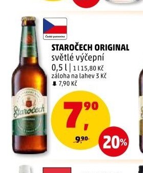 Staročech Original světlé výčepní 0,5 l