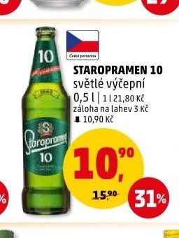 Staropramen 10 světlé výčepní 0,5 l