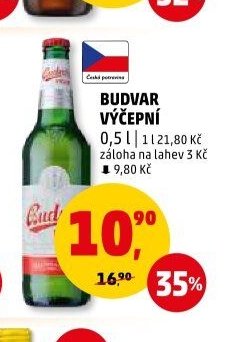 Budvar výčepní 0,5 l