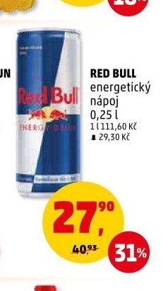 RED BULL energetický nápoj