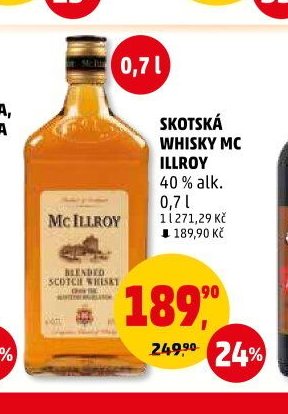SKOTSKÁ WHISKY MC ILLROY