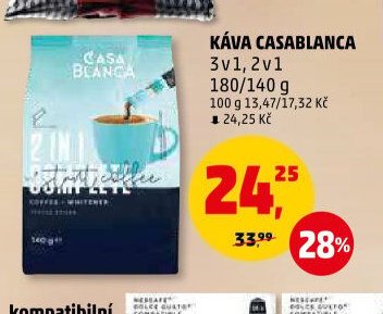 KÁVA CASABLANCA 3v1, 2v1 180/140 g
