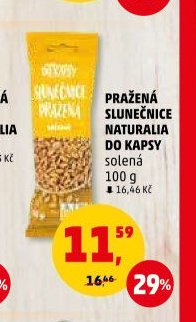 Pražená slunečnice Naturalia do kapsy 100 g