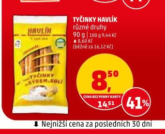 Tyčinky Havlík 90 g
