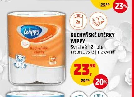 Kuchyňské utěrky Wippy 3vrstvé