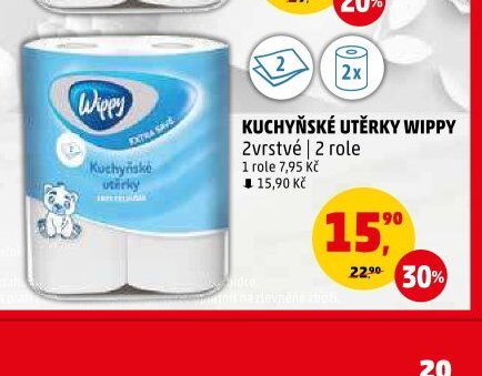 Kuchyňské utěrky Wippy 2vrstvé