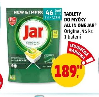 Tablety do myčky Jar