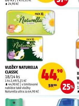 Vložky Naturella Classic