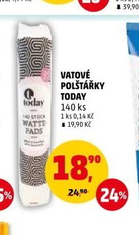 Vatové polštářky Today