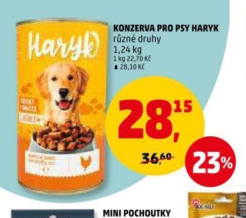 KONZERVA PRO PSY HARYK 1,24 kg