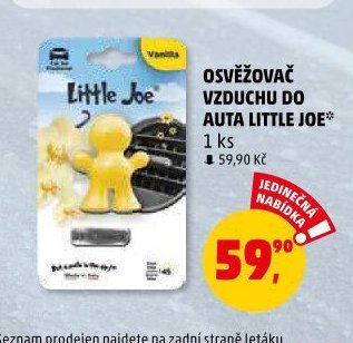 OSVĚŽOVAČ VZDUCHU DO AUTA LITTLE JOE