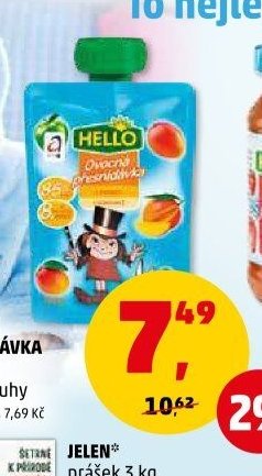 Ovocná přesnídávka Hello
