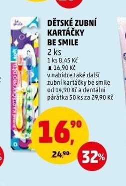 Dětské zubní kartáčky Be Smile