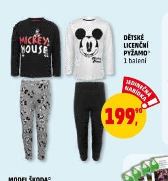 DĚTSKÉ LICENČNÍ PYŽAMO