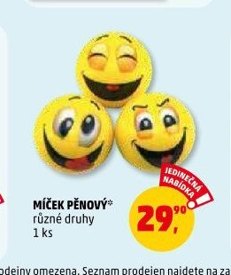 MÍČEK PĚNOVÝ