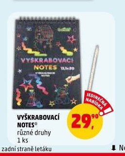 VYŠKRABOVACÍ NOTES