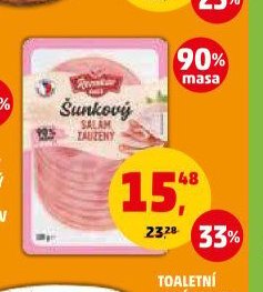 ZAUZENÝ ŠUNKOVÝ SALÁM ŘEZNÍKŮV TALÍŘ