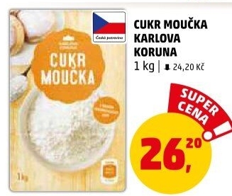 Cukr moučka Karlova Koruna