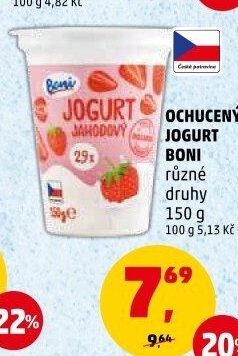Jogurt ochucený Boni