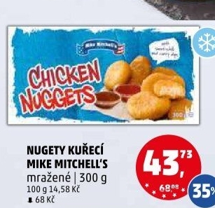 Kuřecí nugetky mražené Mike Mitchell'