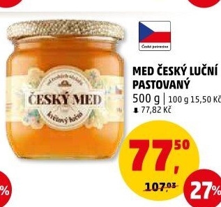 Med český květový-luční