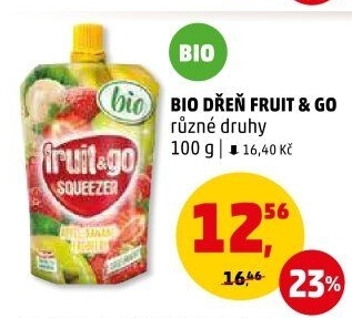 Ovocná dřeň bio fruit&